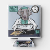 Weimaraner Dosenkühler (Rückseite)