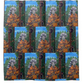 Weimaraner Duschvorhang (Vorderseite)