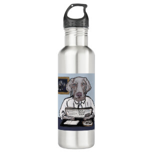 Weimaraner Edelstahlflasche