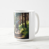 Weimaraner Elegante Kaffee Tasse (VorderseiteRechts)