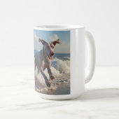 Weimaraner Elegante Kaffee Tasse (VorderseiteRechts)