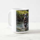 Weimaraner Elegante Kaffee Tasse (Vorderseite Links)