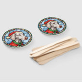 Weimaraner Festgläschen Weihnachten Fächer (Non-assembled)