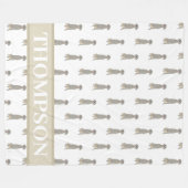 Weimaraner Fleecedecke (Vorderseite (Horizontal))