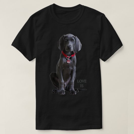 Weimaraner für Frauen Männer Kinder Weimeraner Mam T-Shirt (Design vorne)