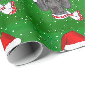 WEIMARANER GESCHENKPAPIER (Rolleneckpunkt)