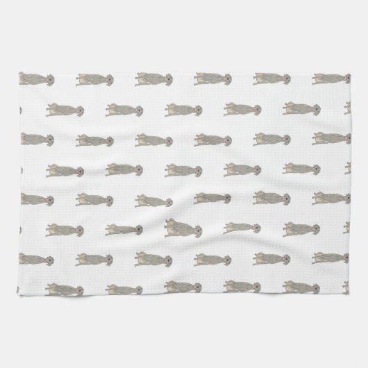 Weimaraner Geschirrtuch (Horizontal)