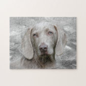 Weimaraner Gesicht Puzzle (Horizontal)