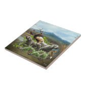 Weimaraner, "Gray Ghost" Fliese (Seite)