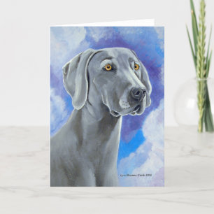 Weimaraner Grußkarten Karte