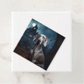 Weimaraner Halloween Beängstigend Geschenkanhänger (Beispiel)