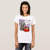 Weimaraner Halloween Candy T-Shirt (Vorne ganz)