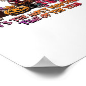 Weimaraner Halloween Erntedank Weihnachten Oversi Poster (Ecke)