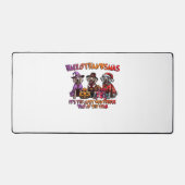 Weimaraner Halloween Erntedank Weihnachten Oversi Schreibtischunterlage (Vorderseite)