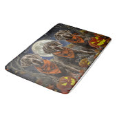 Weimaraner Halloween Spooky Badematte (Schrägansicht)