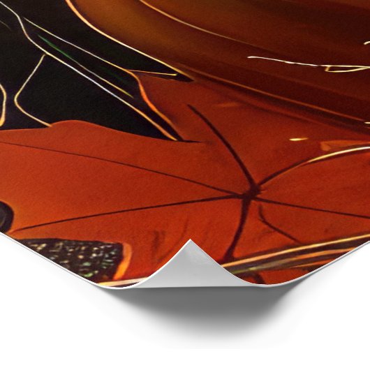 Weimaraner Halloween Spooky Poster (Ecke)