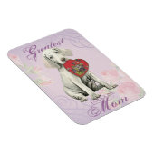Weimaraner Herz Mama Magnet (Rechte Seite)