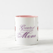 Weimaraner Herz Mama Zweifarbige Tasse (Mittel)