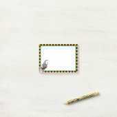 Weimaraner Hexe Post-it Klebezettel (Auf Schreibtisch)