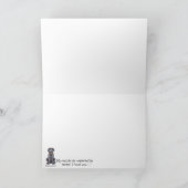 Weimaraner Hund Feiertagskarte (Innenseite)