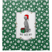 Weimaraner Hund (grau 1) Niedlich Duschvorhang (Vorderseite)