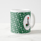 Weimaraner Hund (grau 1) Niedlich Jumbo-Tasse (Vorderseite Rechts)