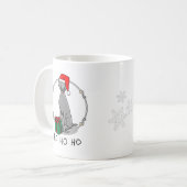 Weimaraner Hund (grau 1) Niedlich Kaffeetasse (Vorderseite Links)