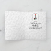 Weimaraner Hund (grau 1) Niedlich Karte (Innenseite)