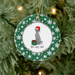 Weimaraner Hund (grau 1) Niedlich Keramik Ornament