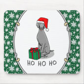 Weimaraner Hund (grau 1) Niedlich Mousepad (Vorne)