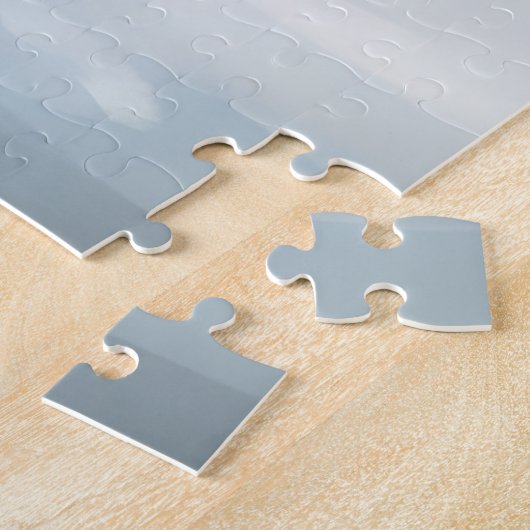 Weimaraner Hund im Schnee Weihnachten Puzzle (Seite)