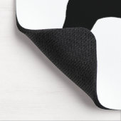 Weimaraner Hund (im Schwarzen) Mousepad (Ecke)