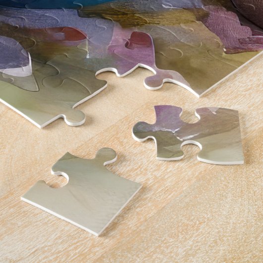 Weimaraner Hund mit Ostereier Urlaub Puzzle (Seite)