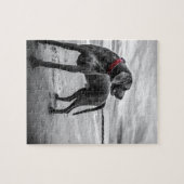 Weimaraner Hund Puzzle (Horizontal)