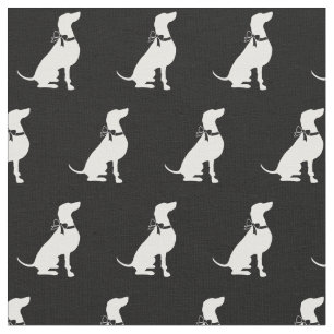 Weimaraner Hund Silhouette Haustier Stoff