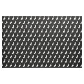 Weimaraner Hund Silhouette Haustier Stoff (Fat Quarter (45,7 x 55,9 cm))