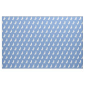 Weimaraner Hund Silhouette Pet Light Blue Stoff (Fat Quarter (45,7 x 55,9 cm))