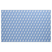 Weimaraner Hund Silhouette Pet Light Blue Stoff (Fat Quarter (45,7 x 55,9 cm))