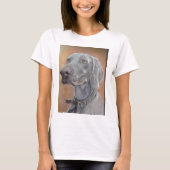Weimaraner Hund T-Shirt (Vorderseite)