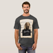 Weimaraner Hund Tasse erschoss schlechten Hund T-Shirt (Vorne ganz)