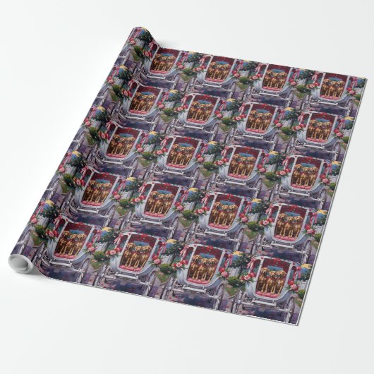 Weimaraner Hund Valentinstag Geschenkpapier (Ungerollt)