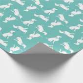 Weimaraner Hund Welpe Geschenkpapier (Ecke)