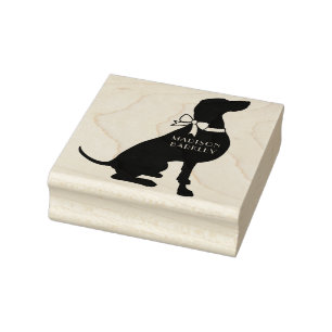 Weimaraner Hund Welpe Gummistempel