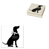 Weimaraner Hund Welpe Gummistempel (Stempel)