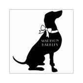 Weimaraner Hund Welpe Gummistempel (Prägung)