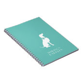 Weimaraner Hund Welpe Notizblock (Rechte Seite)