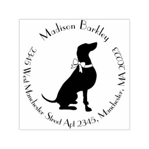 Weimaraner Hund Welpe Permastempel
