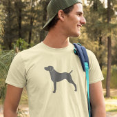 Weimaraner Hunde Silhouette T-Shirt