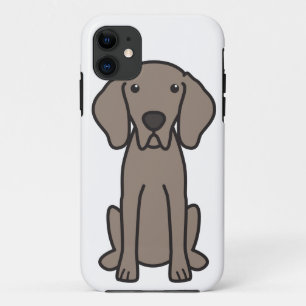 Weimaraner HundeCartoon Case-Mate iPhone Hülle