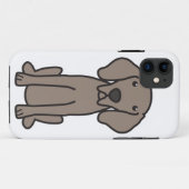 Weimaraner HundeCartoon Case-Mate iPhone Hülle (Rückseite (Horizontal))